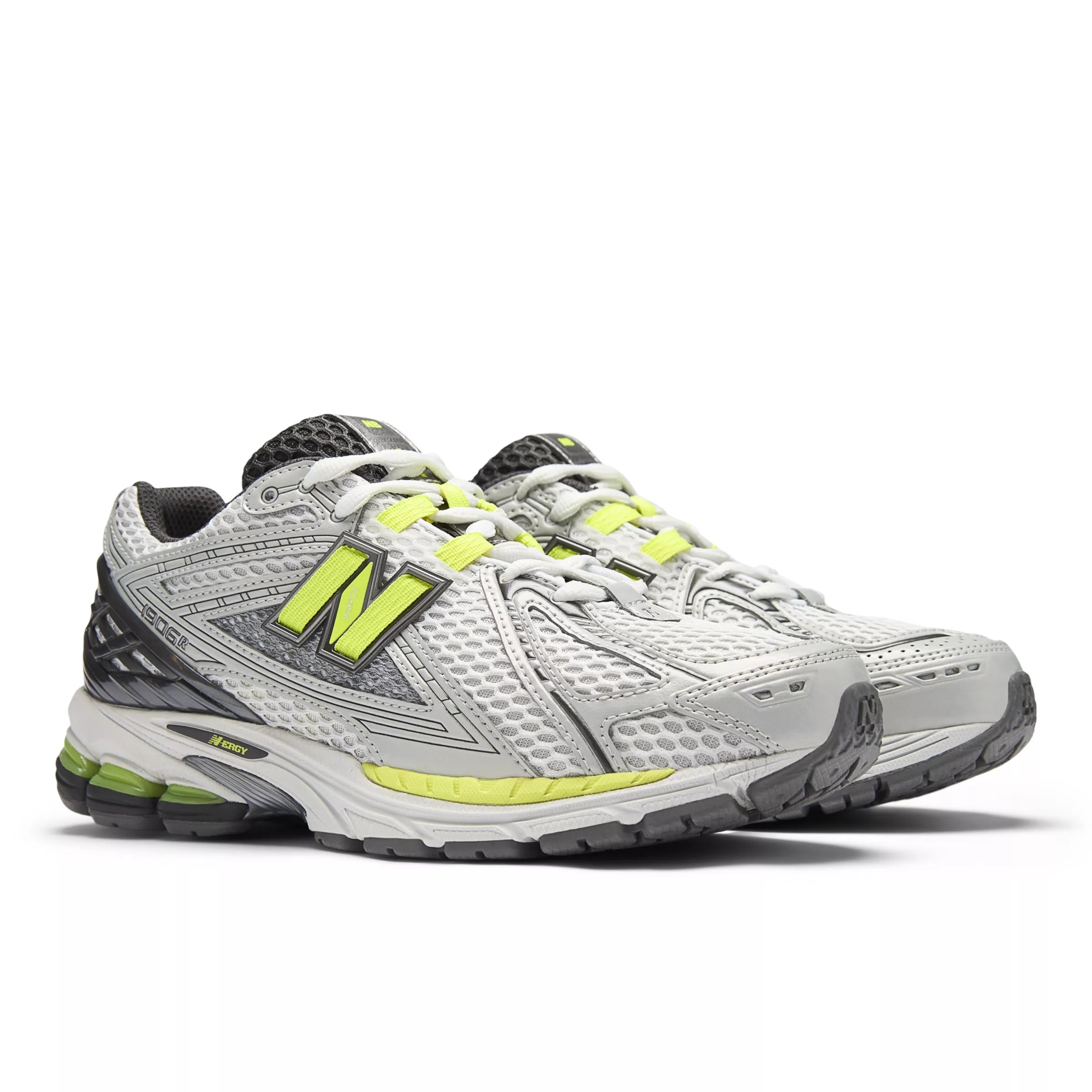 Light Silver Metallic With Alkaline Green
