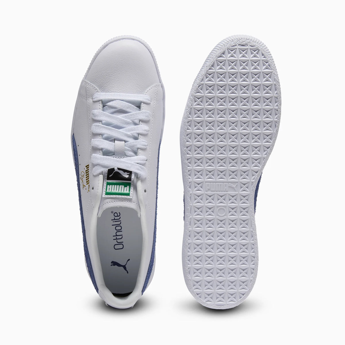 PUMA White-Blue Crystal-Puma Team Gold