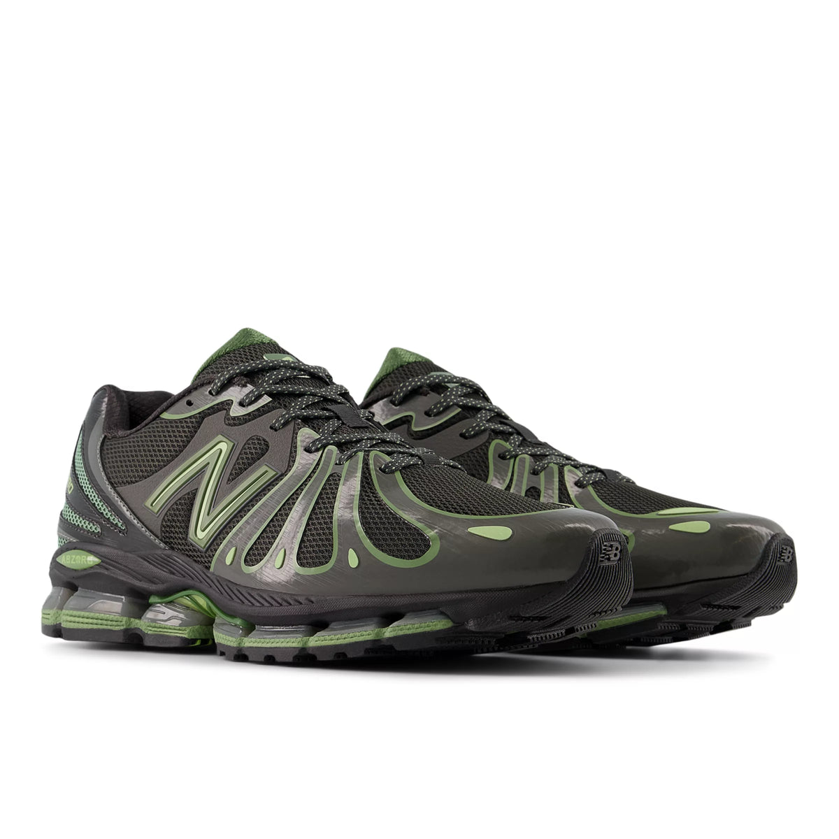 Faded Black With Utility Green