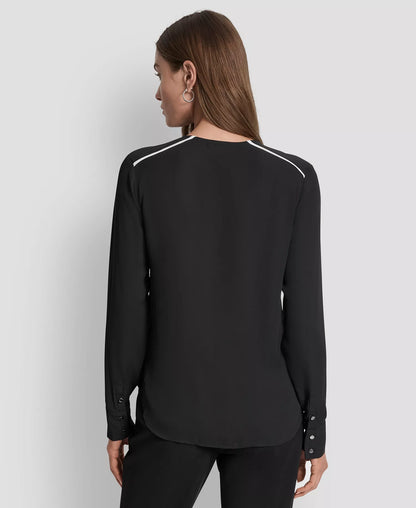 Black/ Linen White