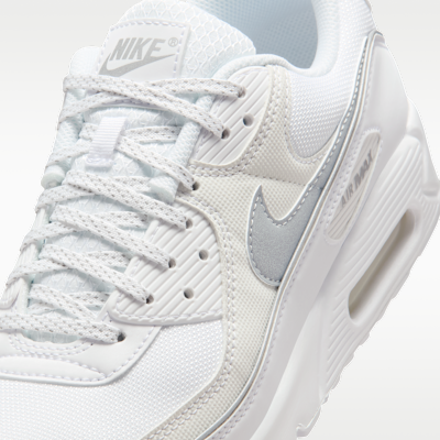 White/White/Metallic Silver