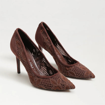 Ande Brown Mesh Fabric