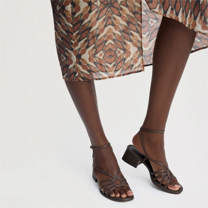 Café Noir Faux Raffia