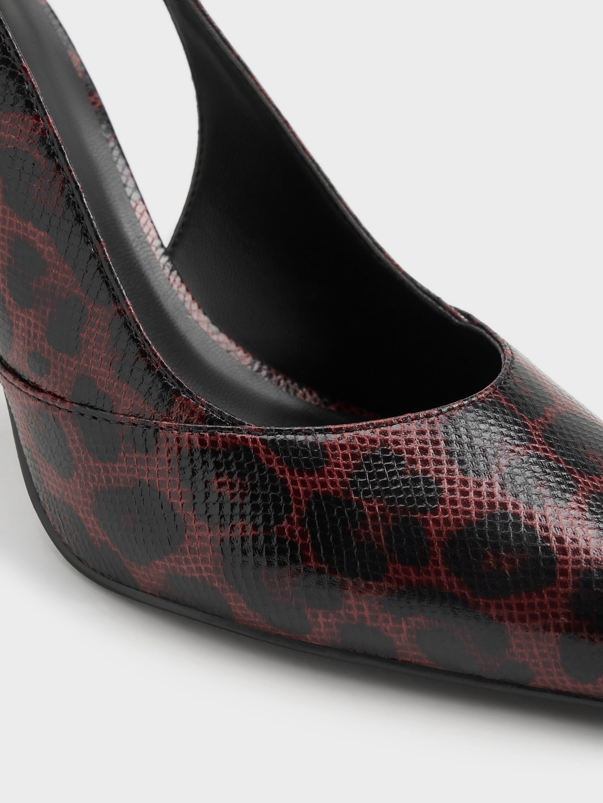 Animal Print Burgundy