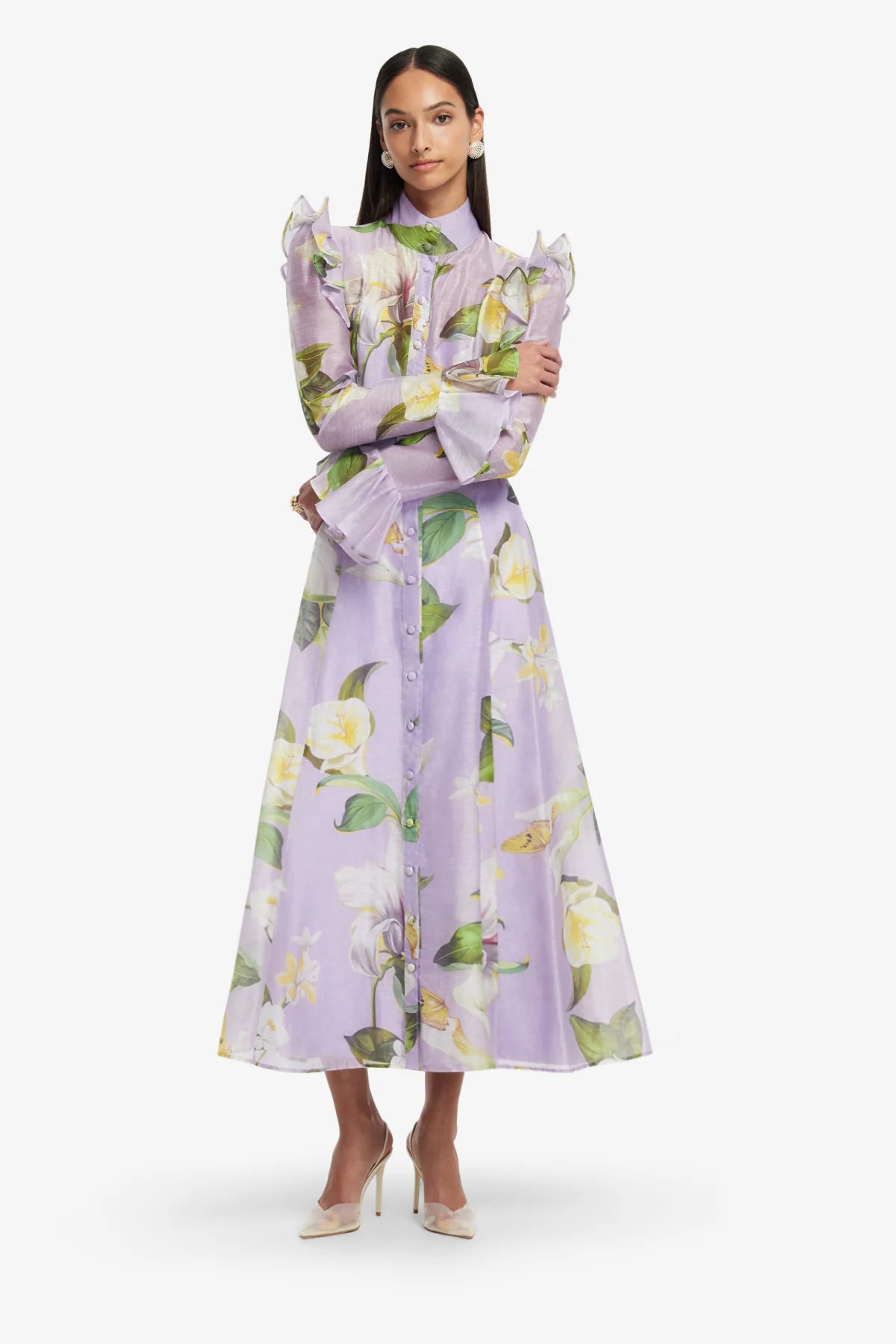Lily Blossom Print in Lilac