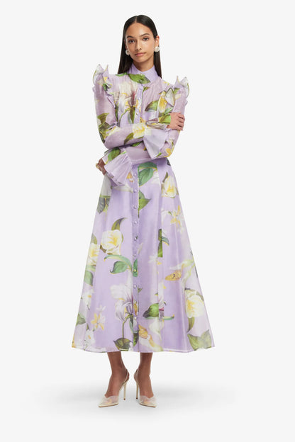 Lily Blossom Print in Lilac