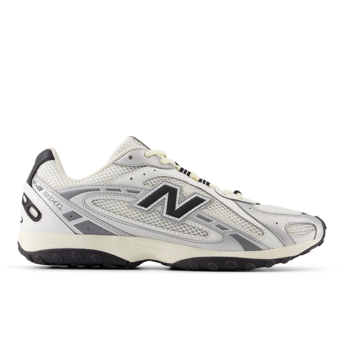 Silver Metallic With Black