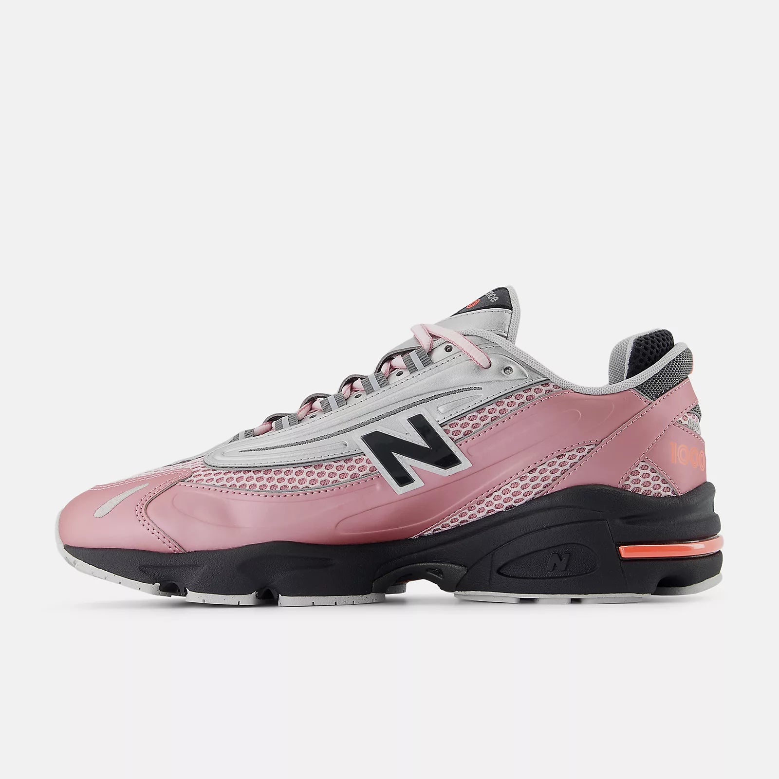 Pink Taffy With Silver Metallic And Urgent Red