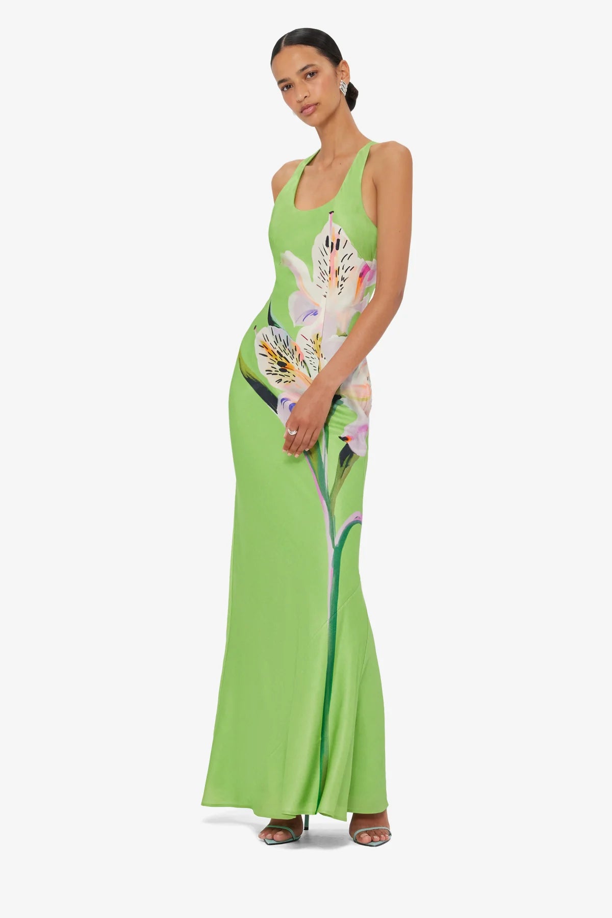 Lily Print in Parakeet