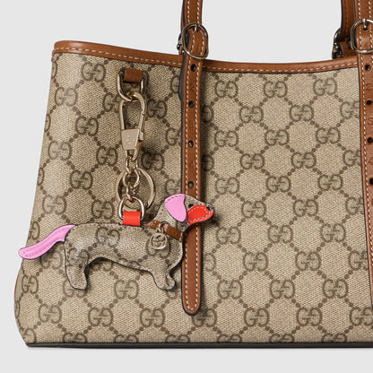 tejido GG beige y marrón
