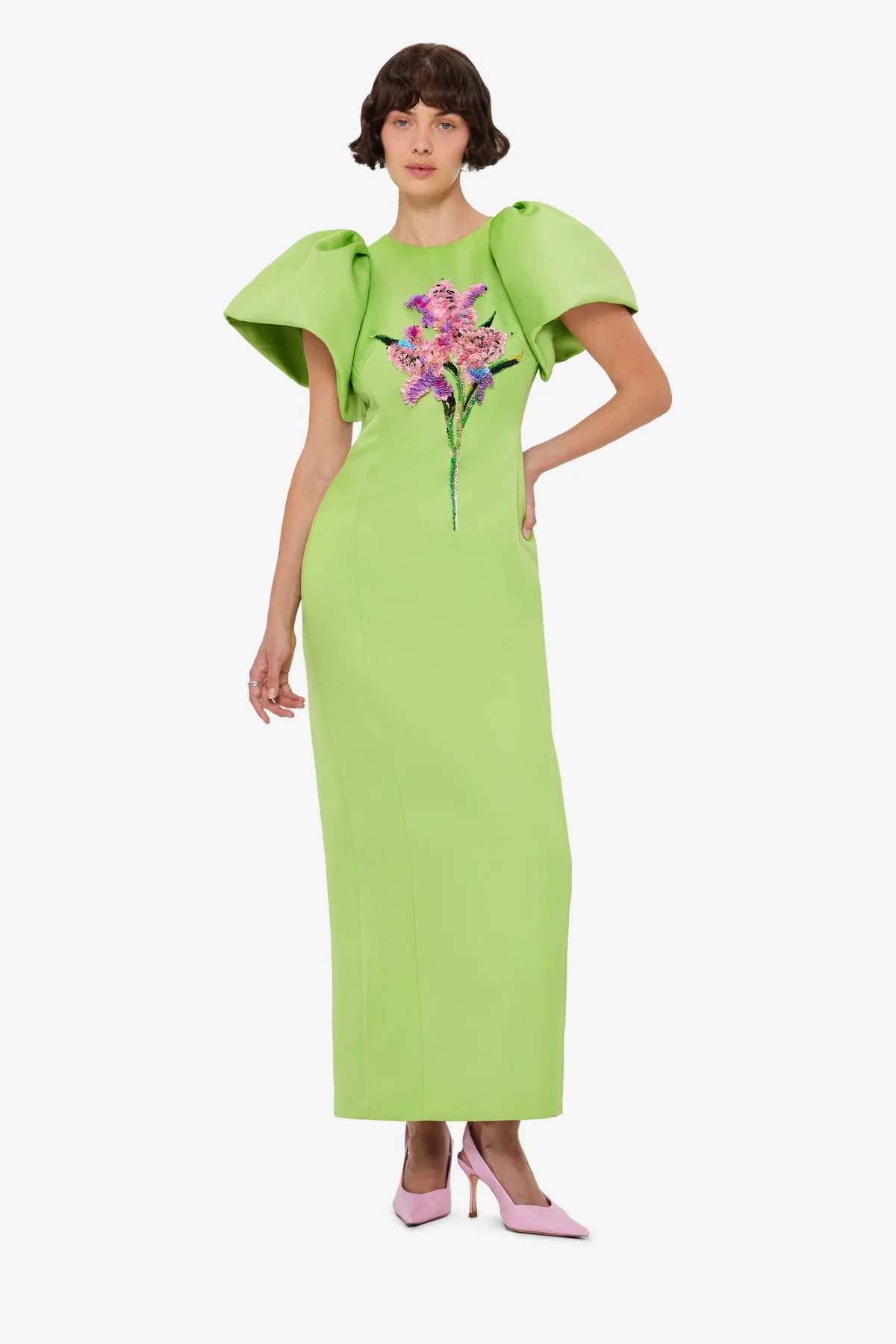 Lily Print in Parakeet