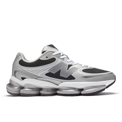 Silver Metallic With Faded Black