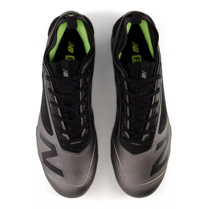 Black With Dark Silver Metallic