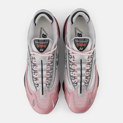 Pink Taffy With Silver Metallic And Urgent Red