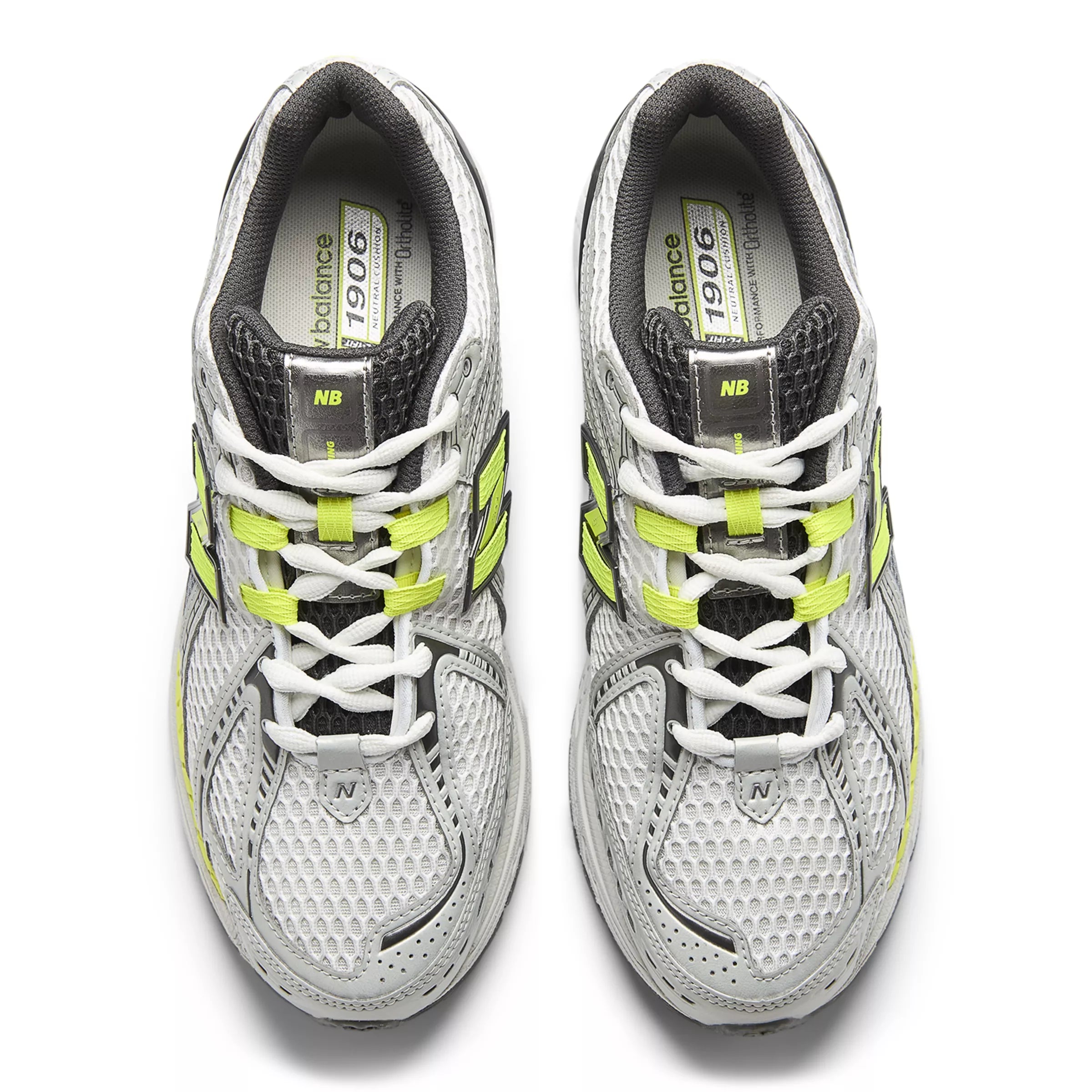 Light Silver Metallic With Alkaline Green