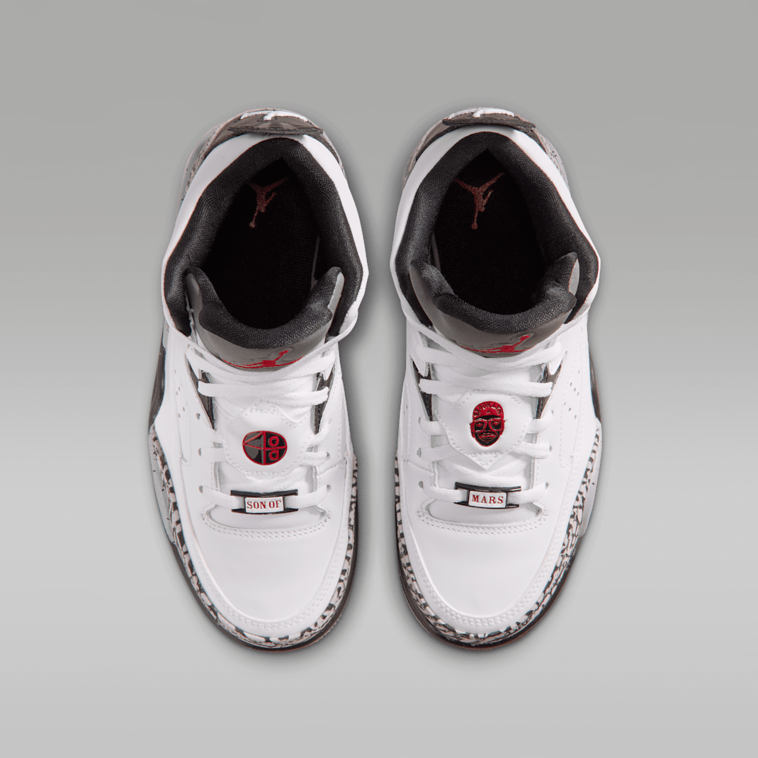 White/Black/Cement Grey/Gym Red 3