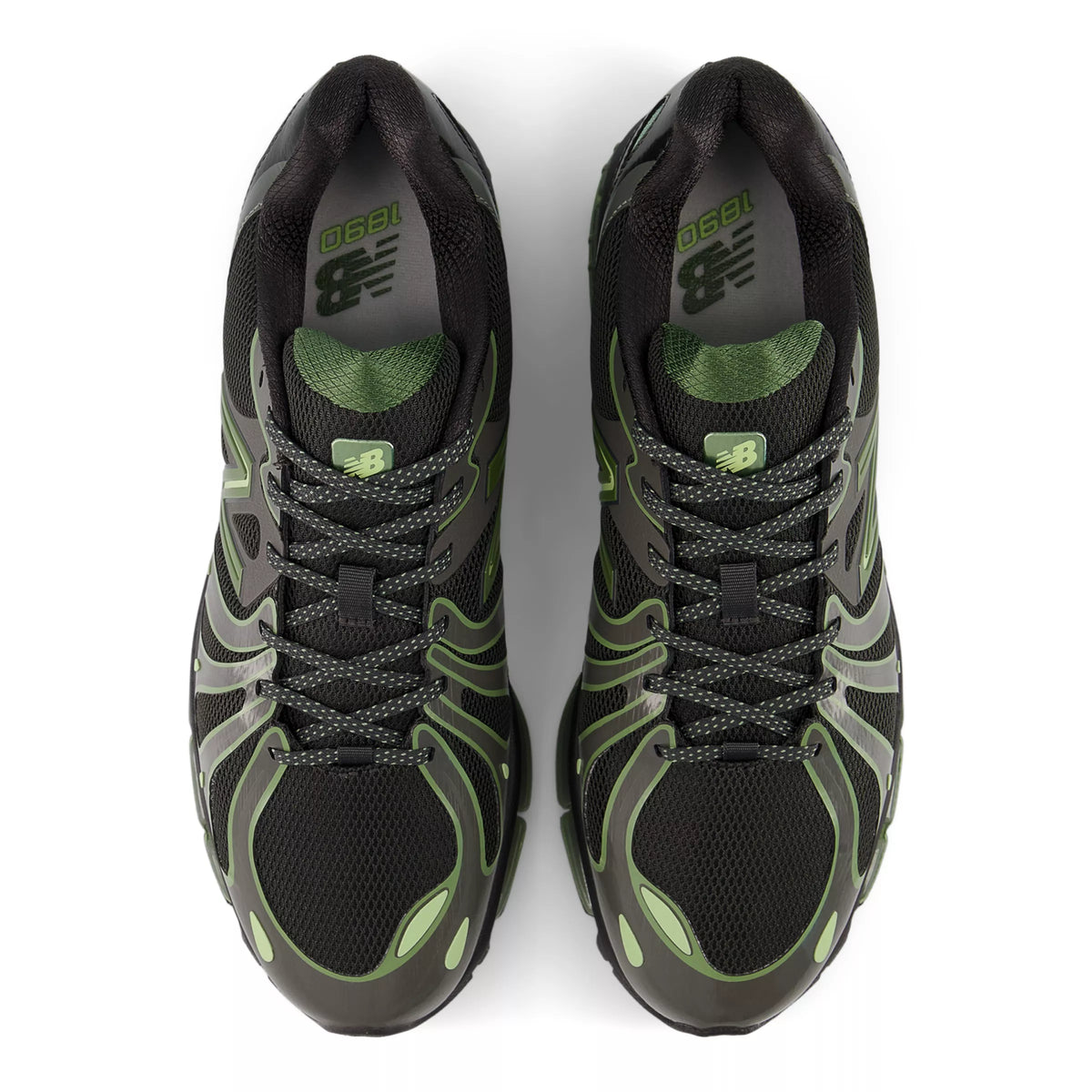 Faded Black With Utility Green