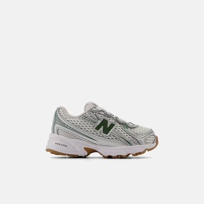 Silver Metalic With Dark Alpine Green