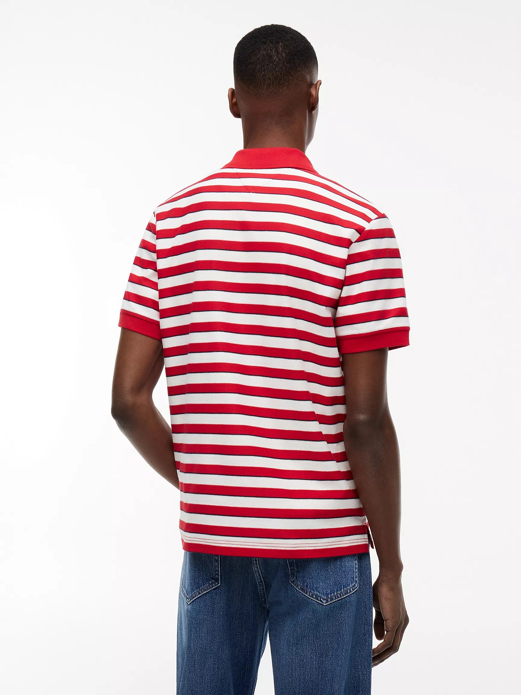 Ruby Red/White Stripe