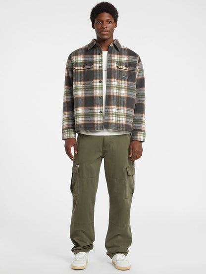 Washed Out Black Check