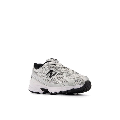 Silver Metallic With Black