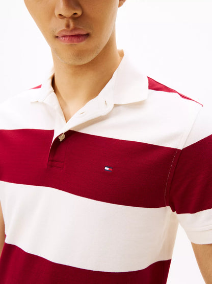 Rouge/White Stripe