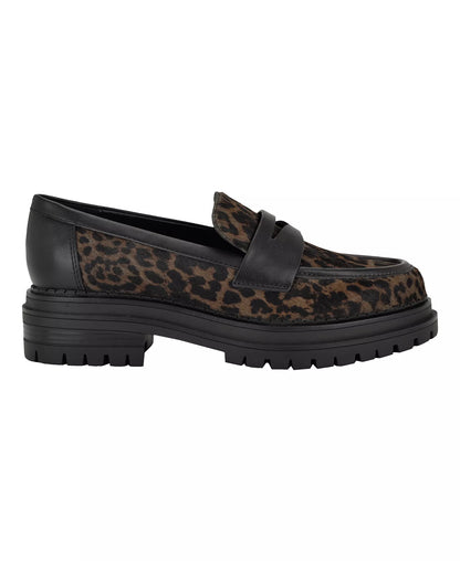 Dark Leopard Calf Hair