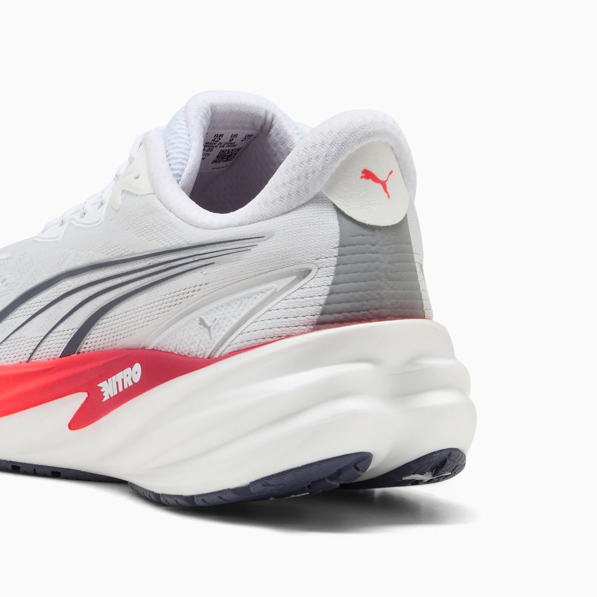 PUMA White-Ultra Red
