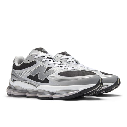 Silver Metallic With Faded Black