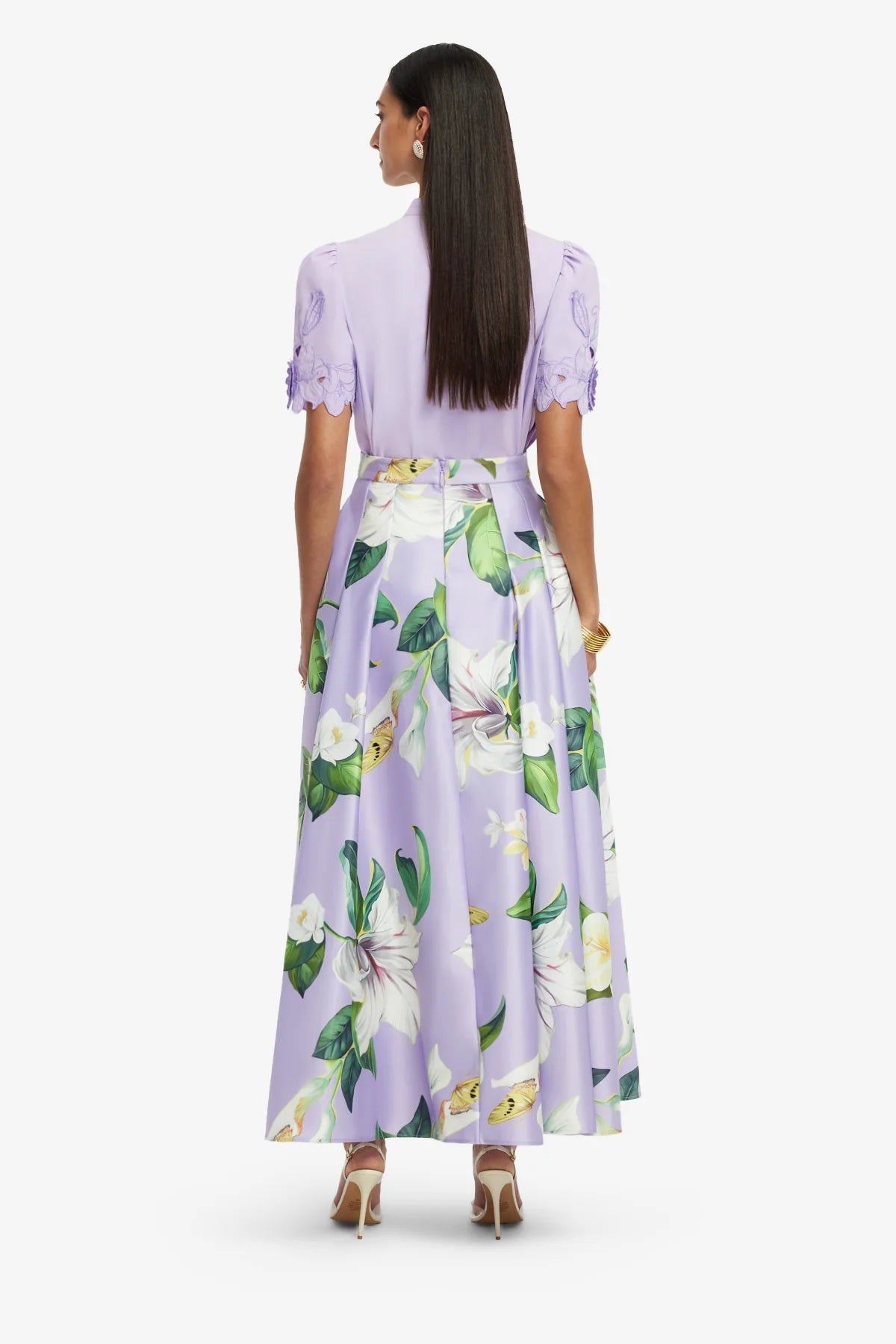 Lily Blossom Print in Lilac