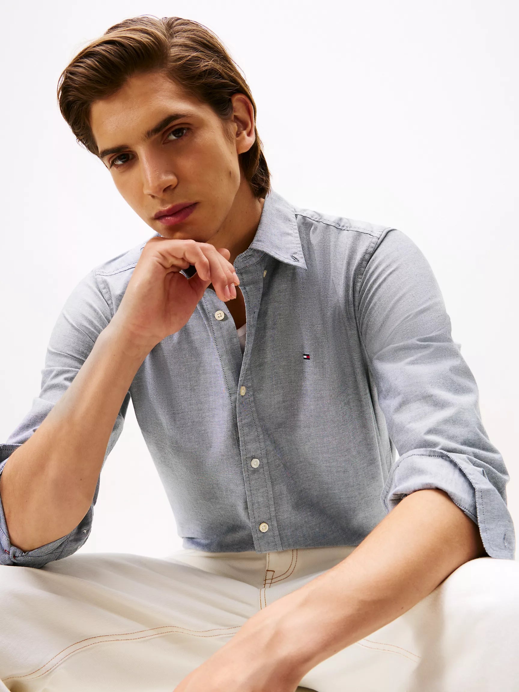 Faded Chambray Blue