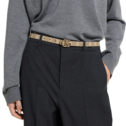 GG supreme beige y piel negra