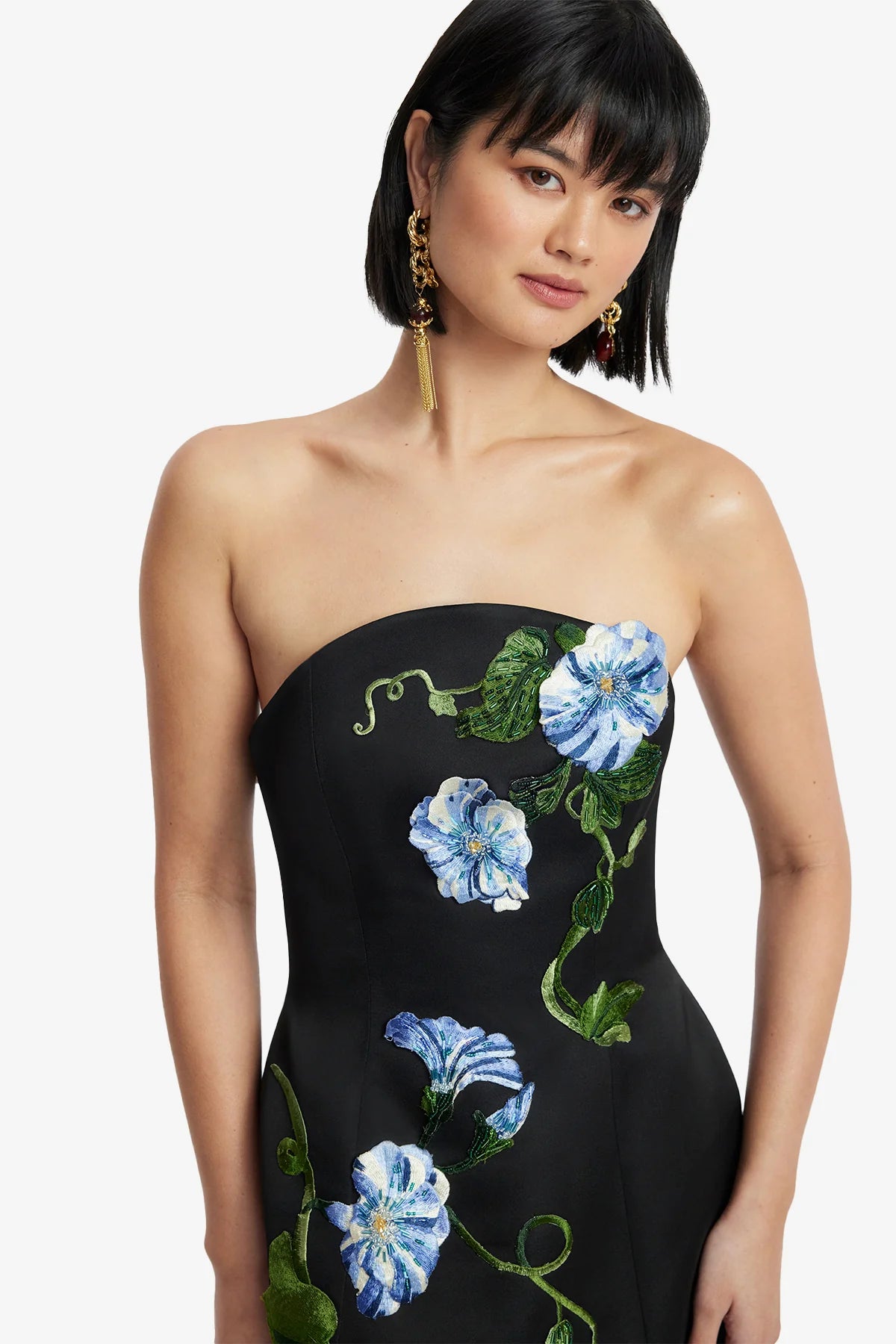 Vine Print in Ebony