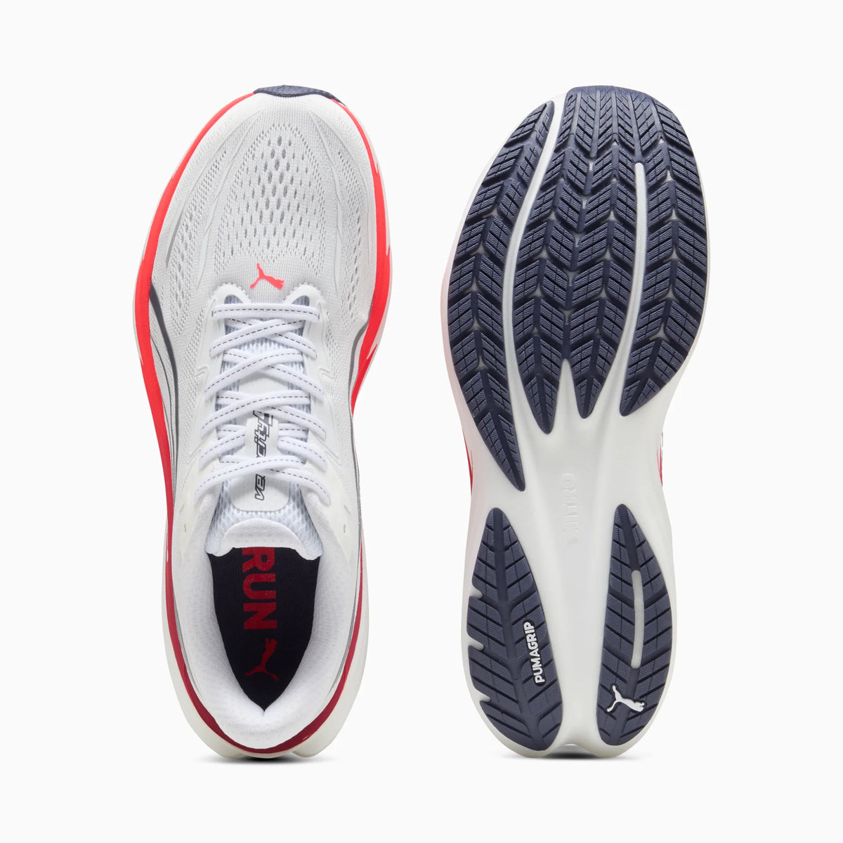 PUMA White-Ultra Red