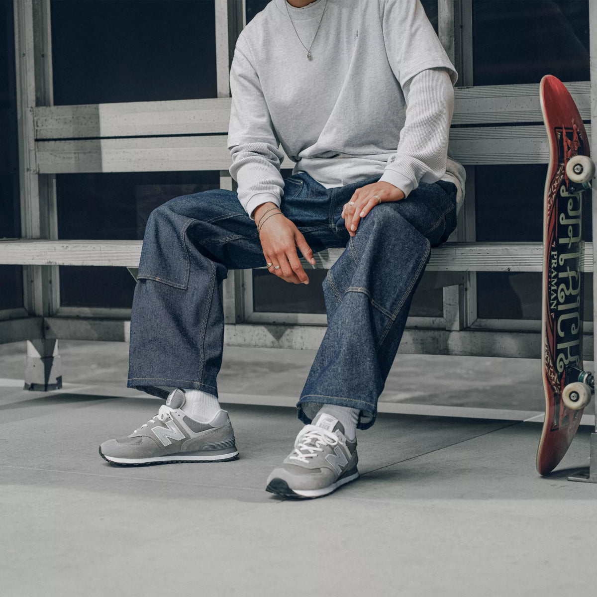 Grey With White