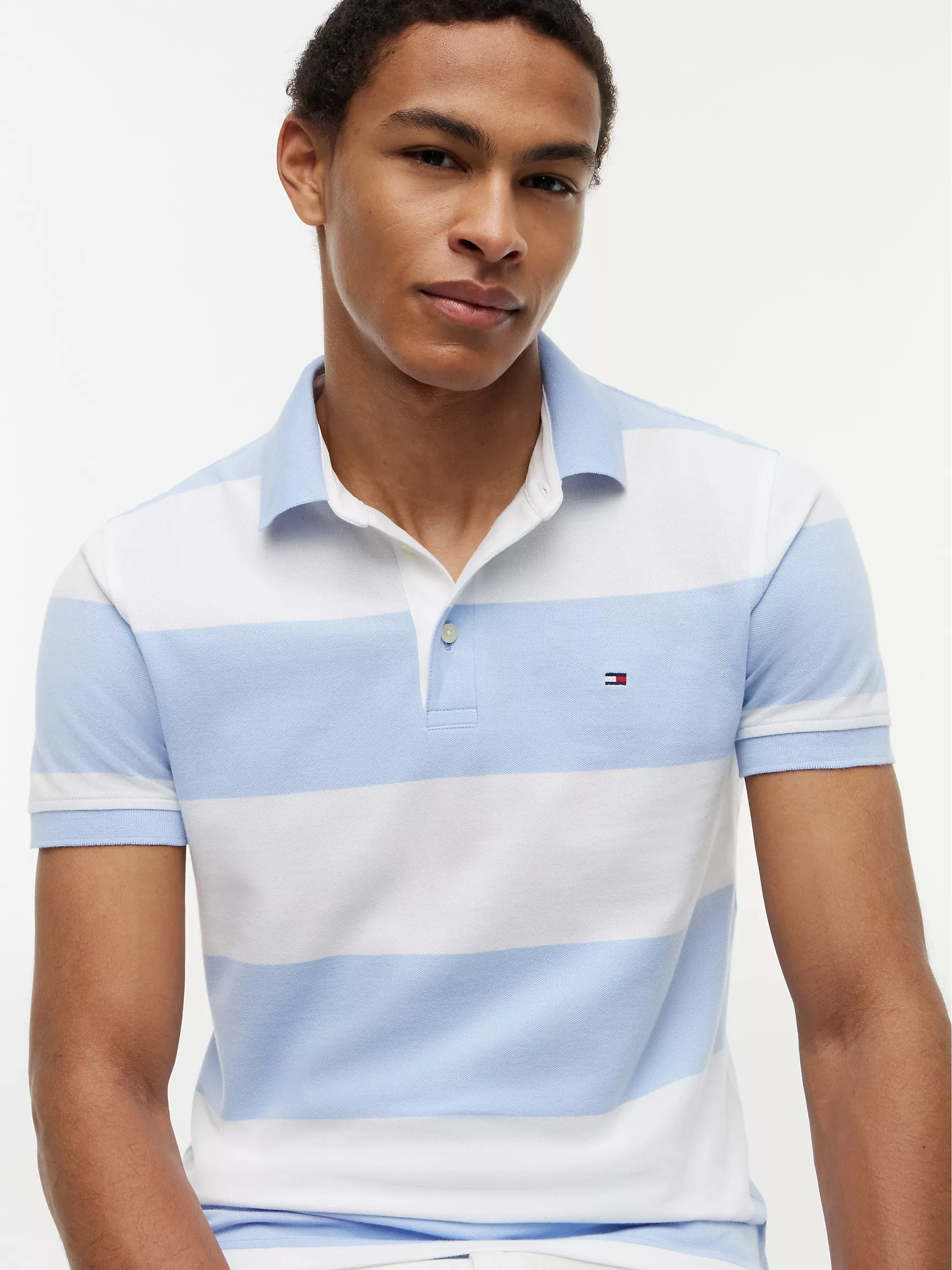 Light Blue/White Stripe