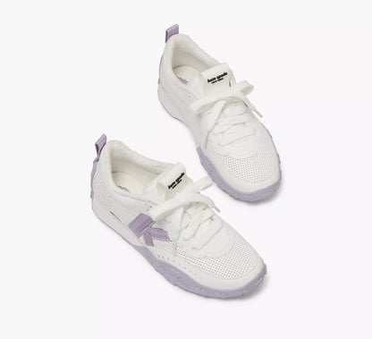 True White/Lavender Cream