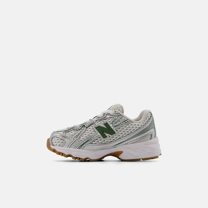 Silver Metalic With Dark Alpine Green