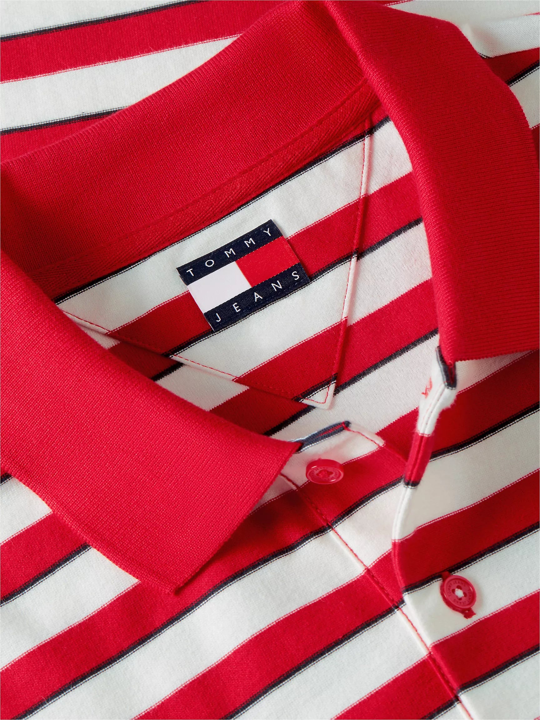 Ruby Red/White Stripe