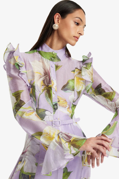 Lily Blossom Print in Lilac