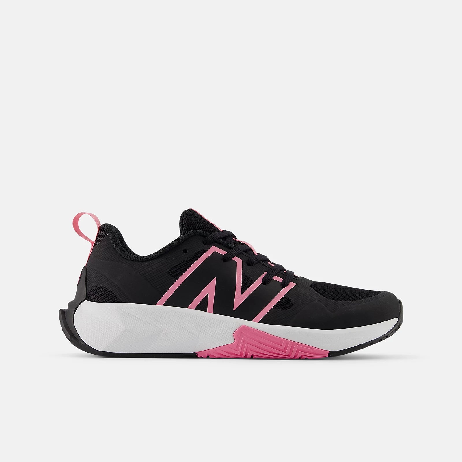 Black With Signal Pink And White