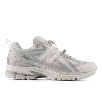 White With Silver Metallic And Deep End