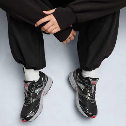 PUMA Black-Flat Medium Gray