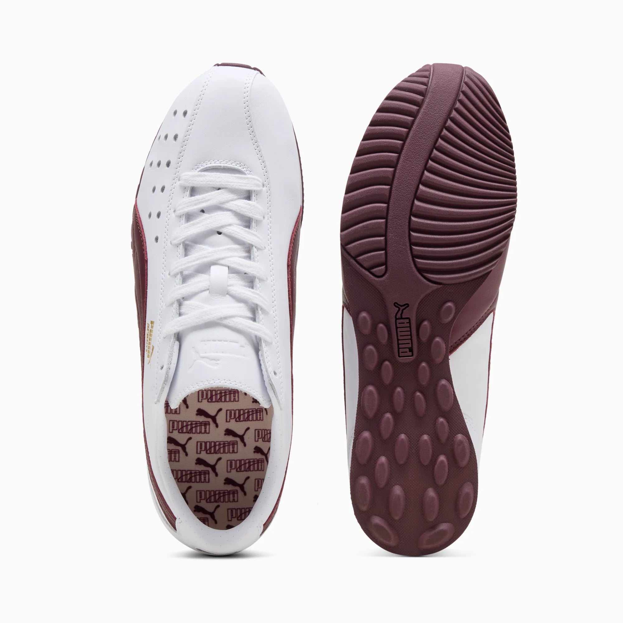 PUMA White-Eggplant