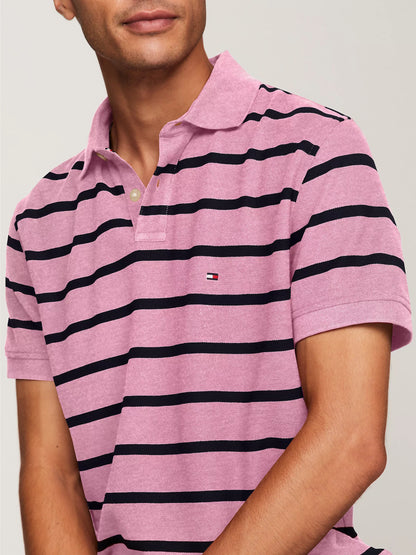 Pink Heather Stripe