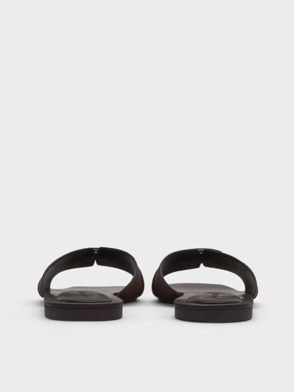 Dark Brown Textured