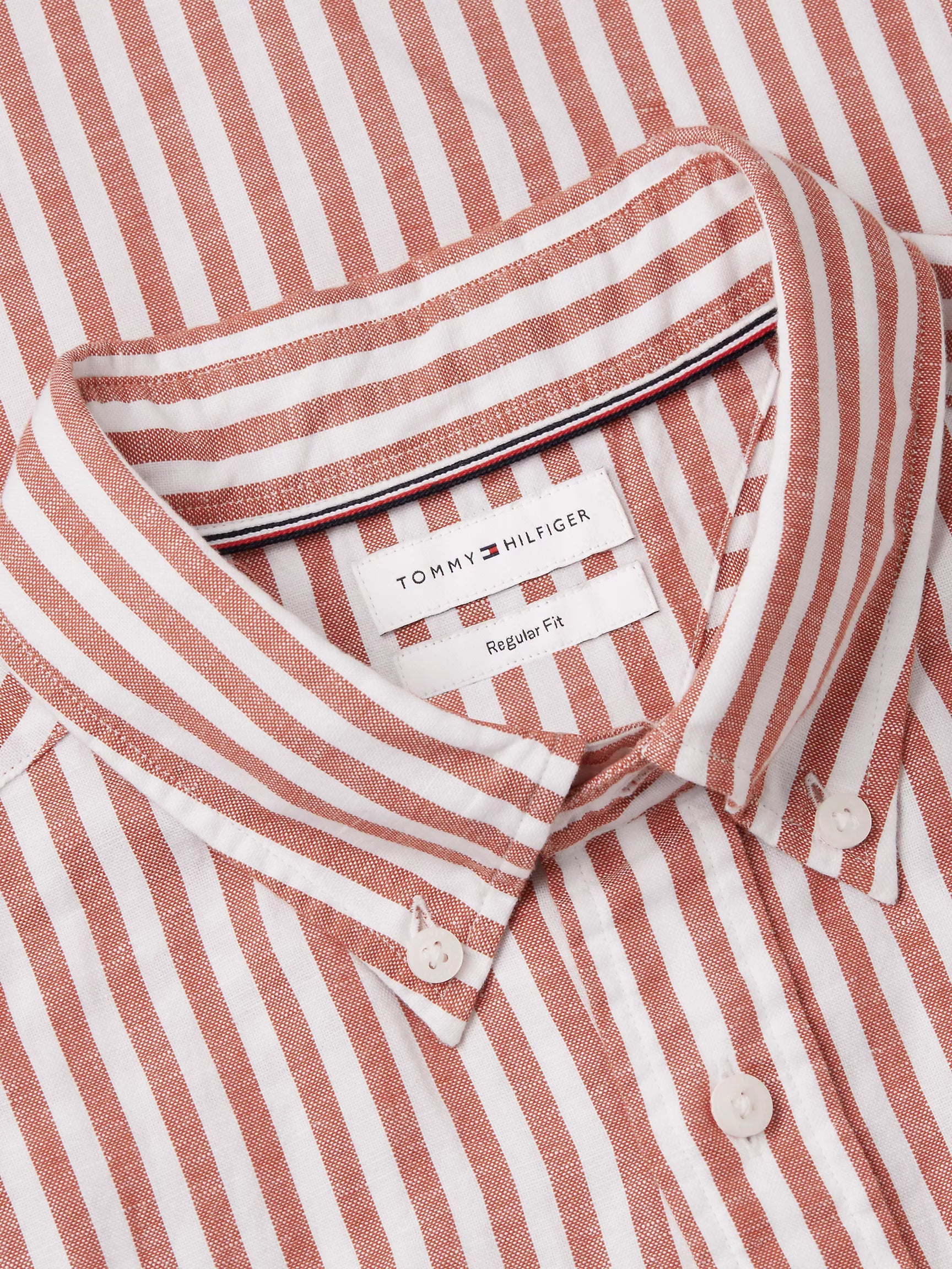 Rusty Ochre/White Stripe