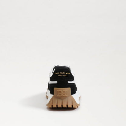 Black Suede/ White Nylon