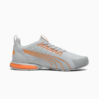 Cool Light Gray-Orange Glow