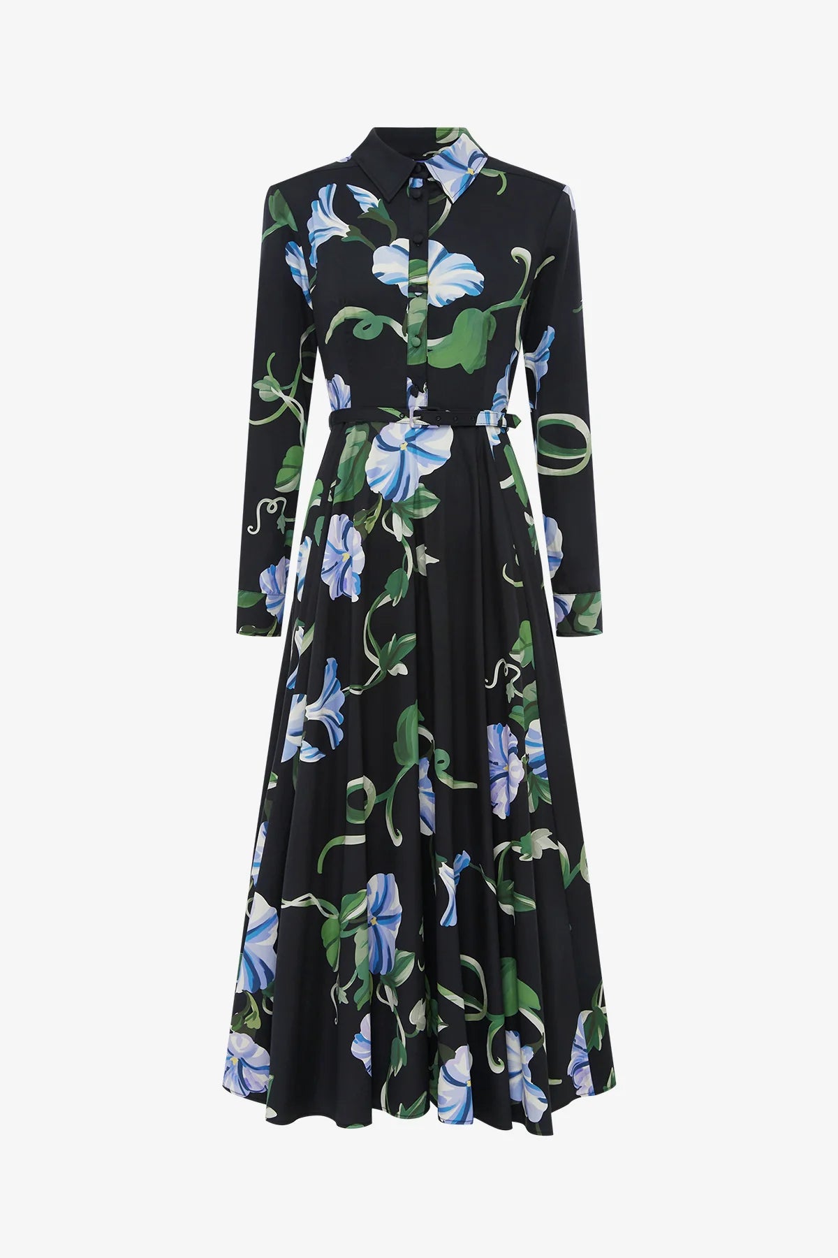 Vine Print in Ebony